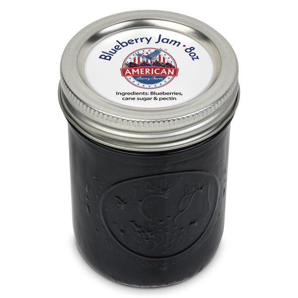 Blueberry Jam 8oz jar, American Berry Farm