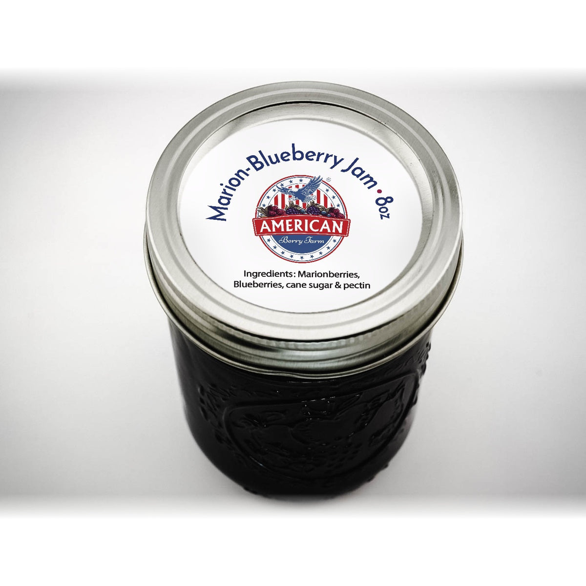 Marion-Blueberry Jam 8oz jar, American Berry Farm