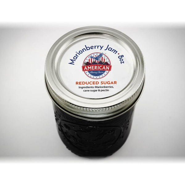 Marionberry Reduced Sugar Jam 8oz jar, American Berry Farm