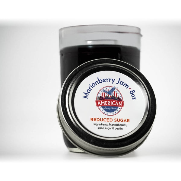 Marionberry Reduced Sugar Jam 8oz jar, American Berry Farm